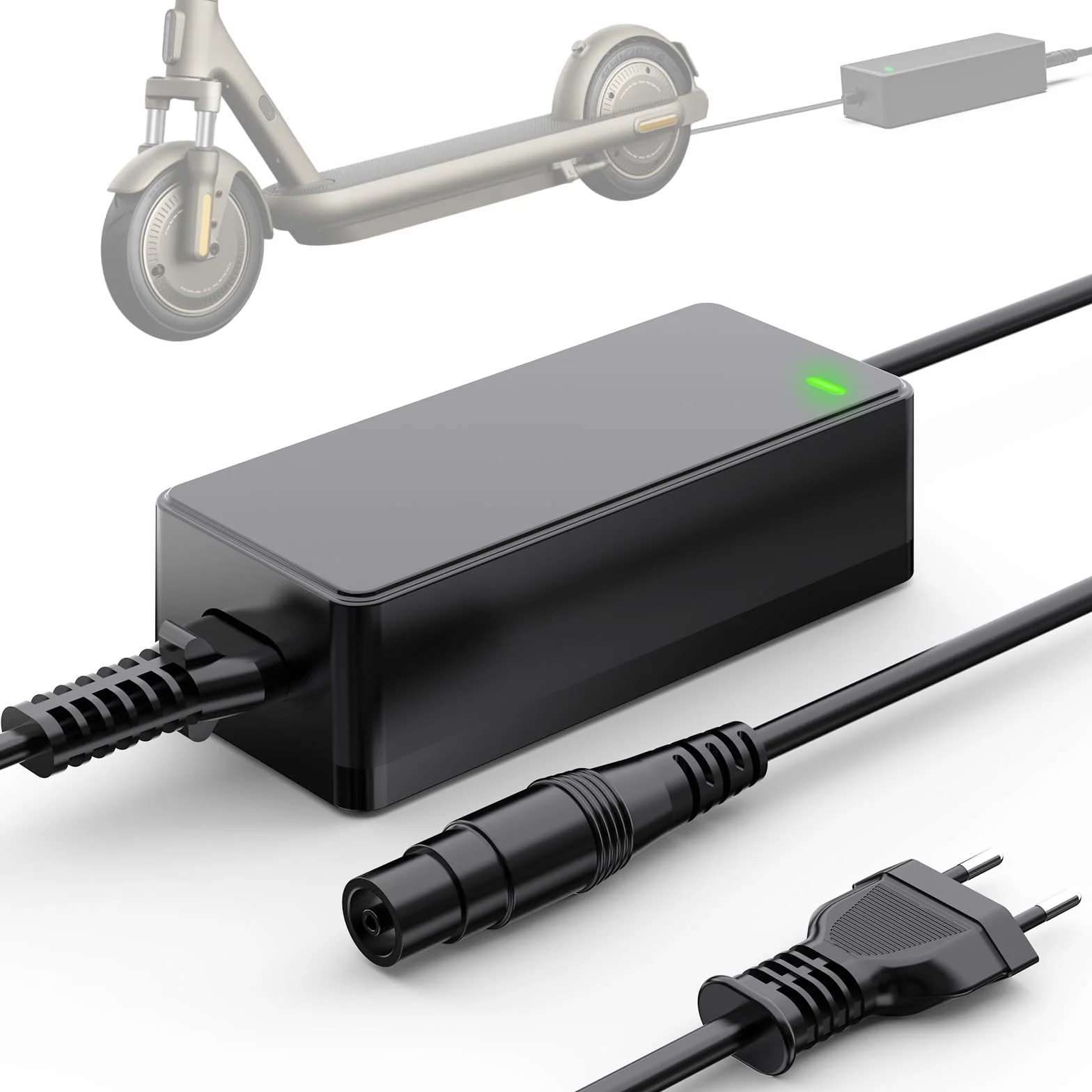Mezelon 54,6 V 2A Ładowarka elektryczna do Xiaomi 4 Pro Max, Xiaomi 4 Pro Plus, DC szybkie ładowanie do akumulatora skutera elektrycznego 48 V